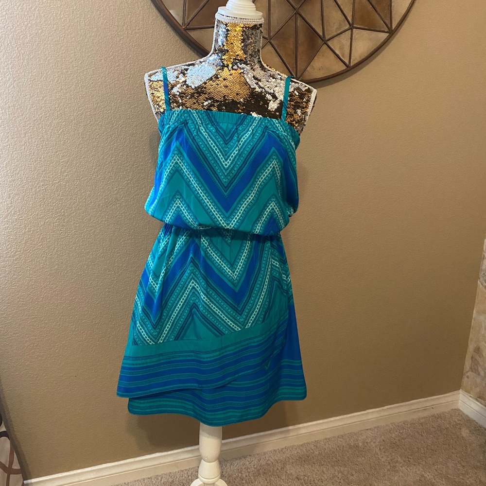Express multicolored dress